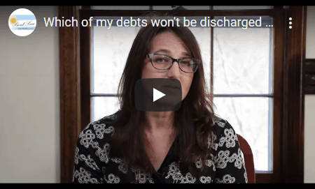 Dischargeable debts in bankruptcy