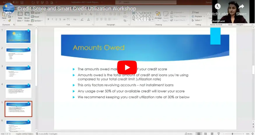 Credit Score and Smart Utilization Workshop2