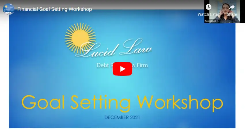 Financial Goal Setting Workshop